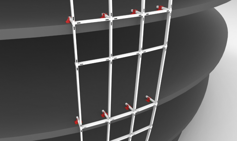 Siingle layer facade structure