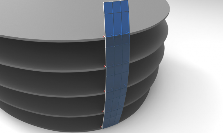 Siingle layer facade structure